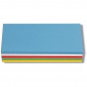 Moderations-Rechtecke farbig sortiert, 10x45 cm, 500 Stück 